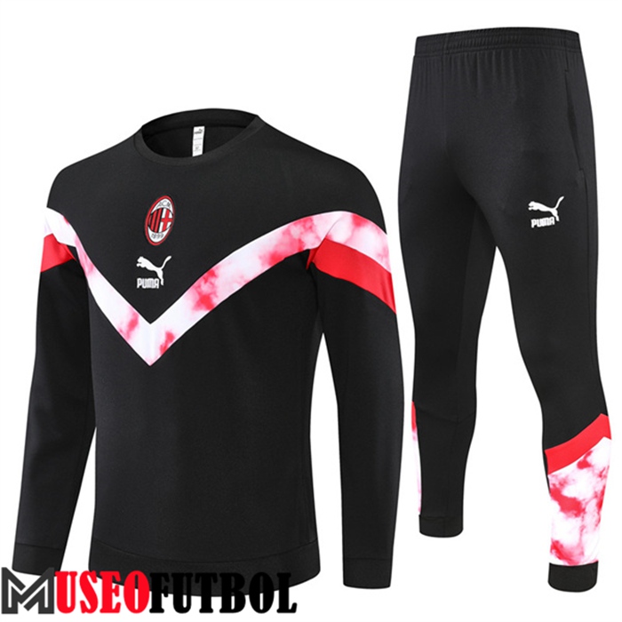 Chandal Equipos De Futbol AC Milan Negro 2022/2023