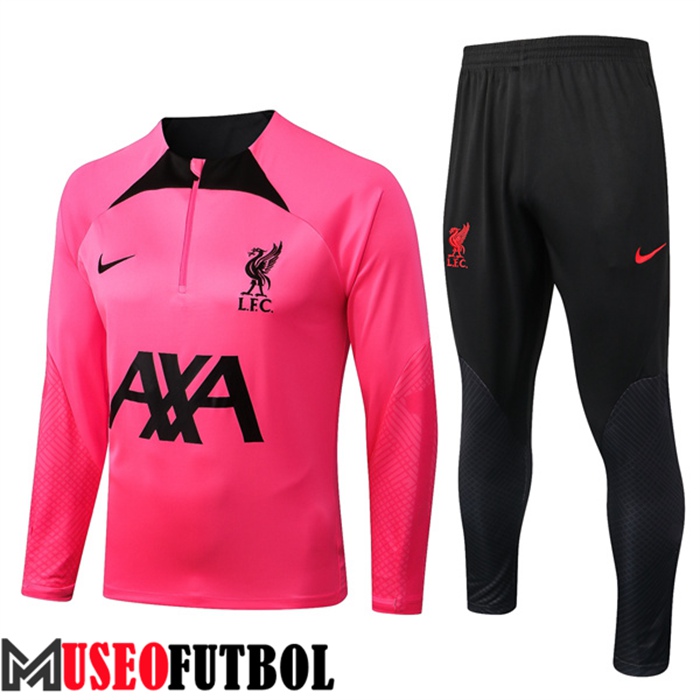 Chandal Equipos De Futbol FC Liverpool Rosa/Negro 2022/2023