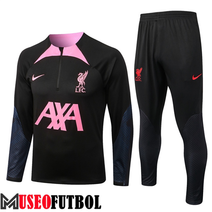 Chandal Equipos De Futbol FC Liverpool Negro/Rosa 2022/2023