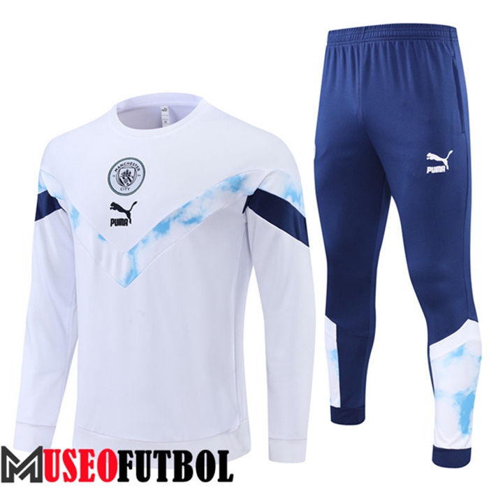 Chandal Equipos De Futbol Manchester City Blanco 2022/2023