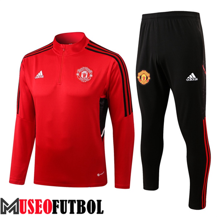 Chandal Equipos De Futbol Manchester United Rojo/Negro 2022/2023