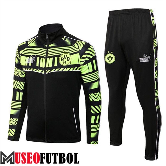 Chandal Futbol - Chaqueta Dortmund Negro/Amarillo 2022/2023