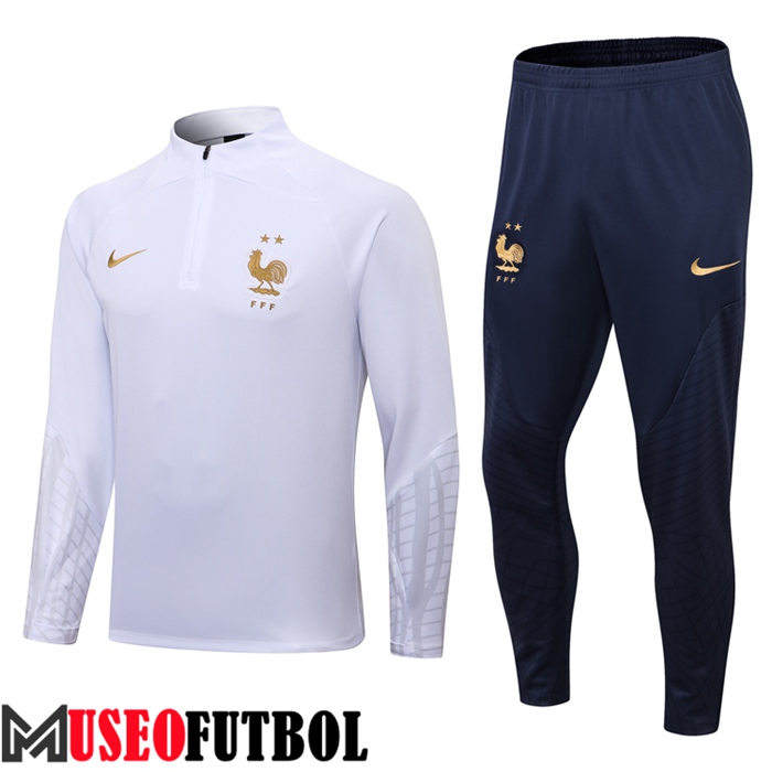 Chandal Equipos De Futbol Francia Blanco 2022/2023