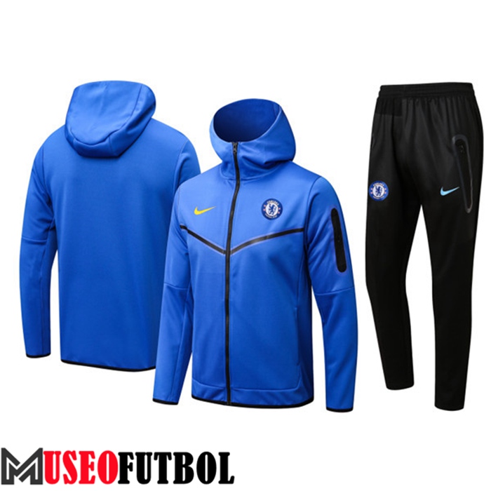 Chaqueta Con Capucha Chandal Futbol FC Chelsea Azul 2022/2023