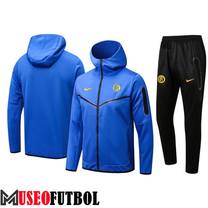 Chaqueta Con Capucha Chandal Futbol Inter Milan Azul 2022/2023