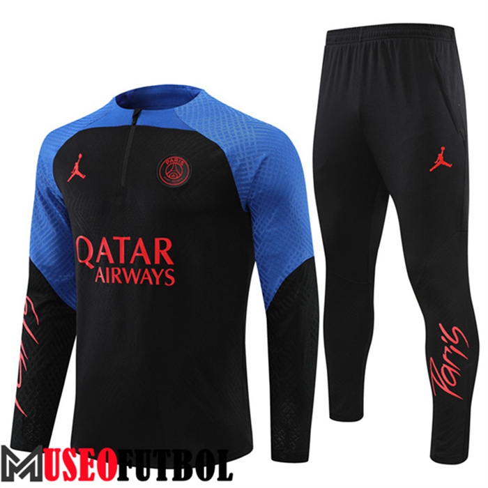 Chandal Equipos De Futbol Jordan PSG Negro/Azul 2022/2023