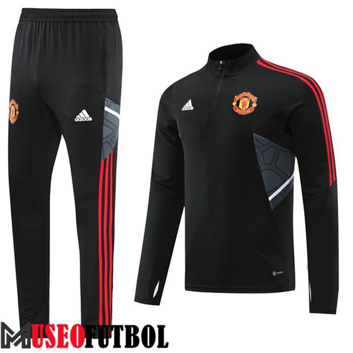 Chandal Equipos De Futbol Manchester United Negro/Gris 2022/2023