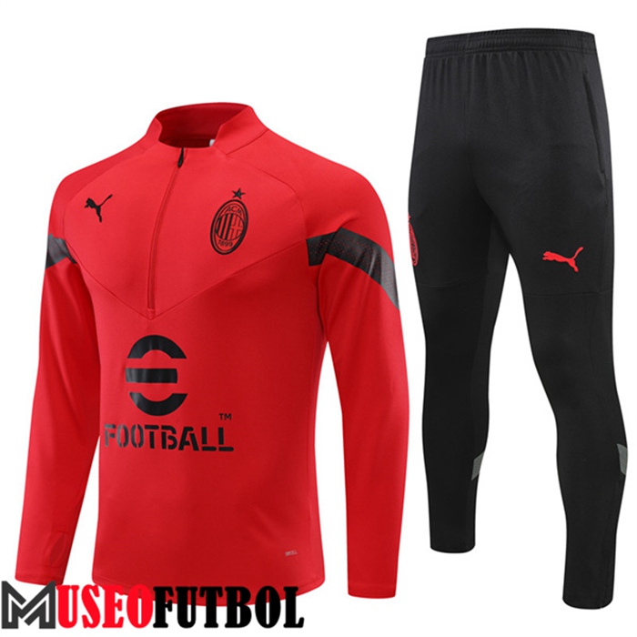 Chandal Equipos De Futbol AC Milan Rojo 2022/2023