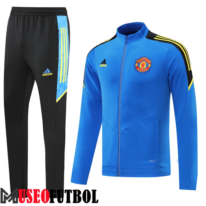 Chandal Futbol - Chaqueta Manchester United Azul 2022/2023