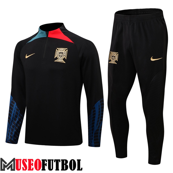 Chandal Equipos De Futbol Portugal Negro 2022/2023