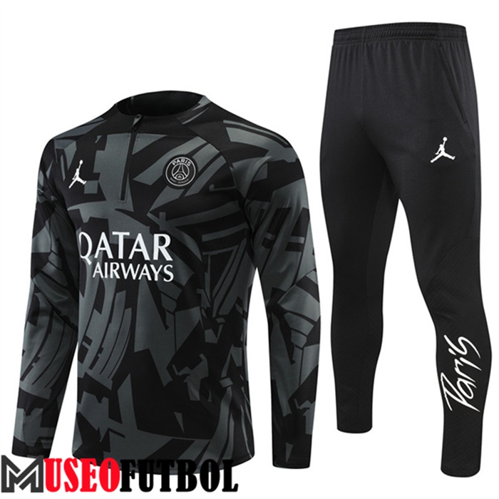 Chandal Equipos De Futbol Jordan PSG Negro/Gris 2022/2023