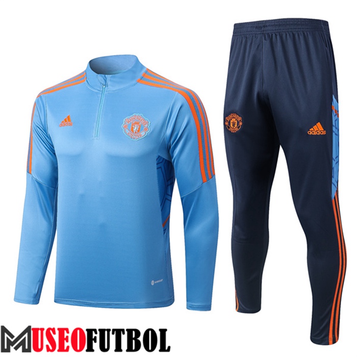 Chandal Equipos De Futbol Manchester United Azul Claro 2022/2023