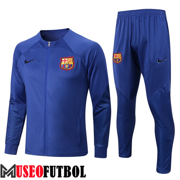 Chandal Futbol - Chaqueta FC Barcelona Azul 2022/2023