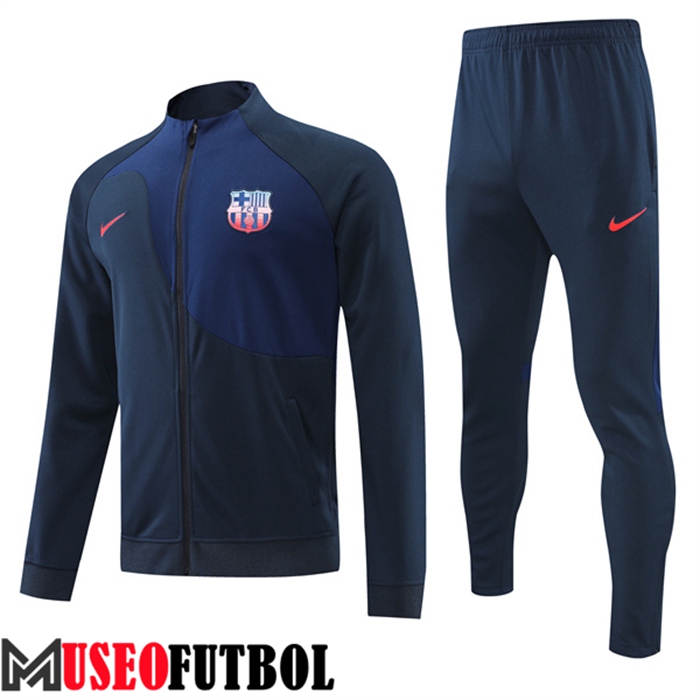 Chandal Futbol - Chaqueta FC Barcelona Azul Marin 2022/2023