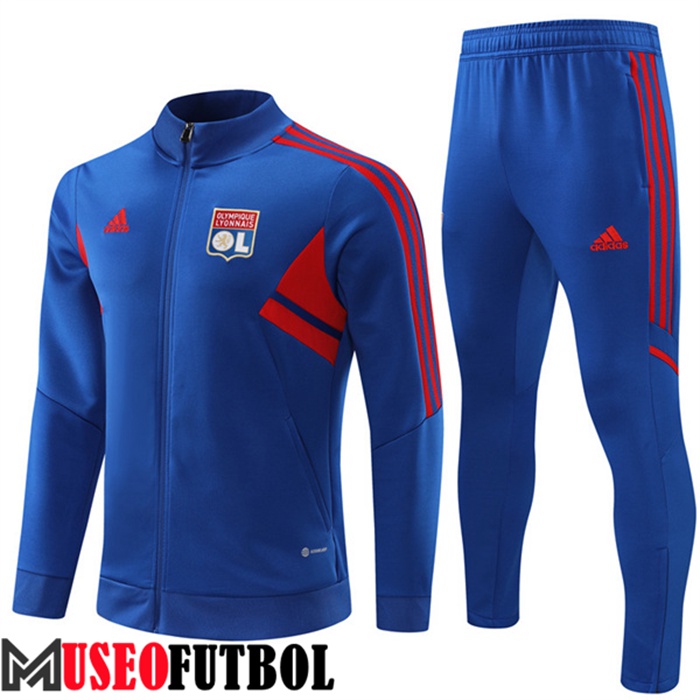 Chandal Futbol - Chaqueta Lyon Azul 2022/2023