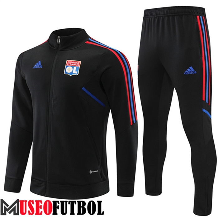 Chandal Futbol - Chaqueta Lyon Negro 2022/2023