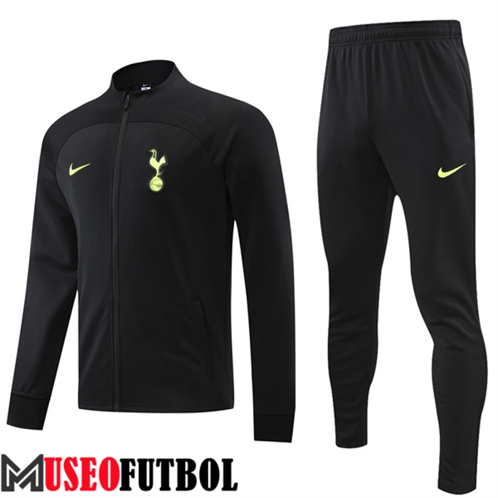 Chandal Futbol - Chaqueta Tottenham Hotspurs Negro 2022/2023