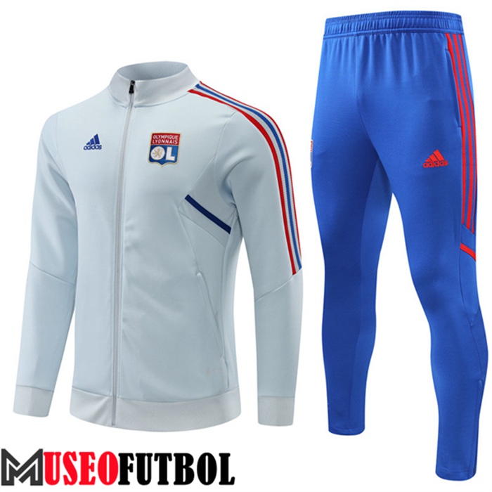 Chandal Futbol - Chaqueta Lyon Gris 2022/2023