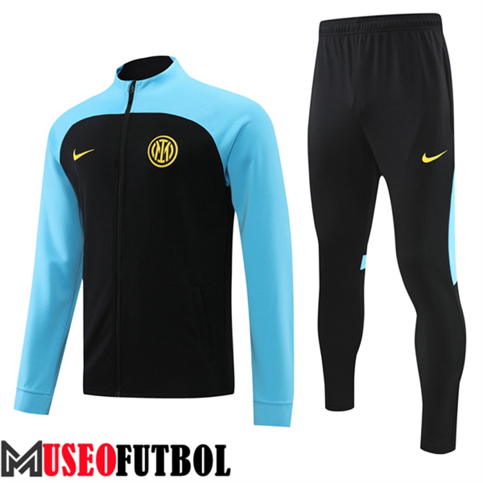 Chandal Futbol - Chaqueta Inter Milan Negro/Azul 2022/2023