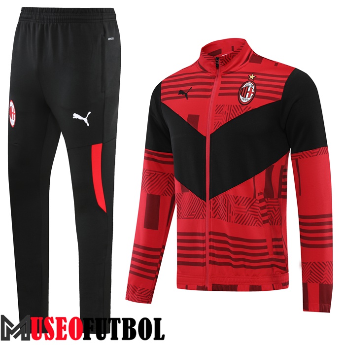 Chandal Futbol - Chaqueta AC Milan Rojo 2022/2023