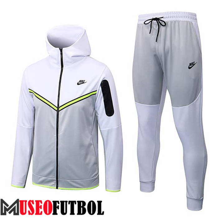 Chaqueta Con Capucha Rompevientos NIKE Gris/Blanco 2022/2023