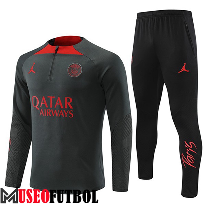 Chandal Equipos De Futbol PSG Gris Oscuro 2022/2023