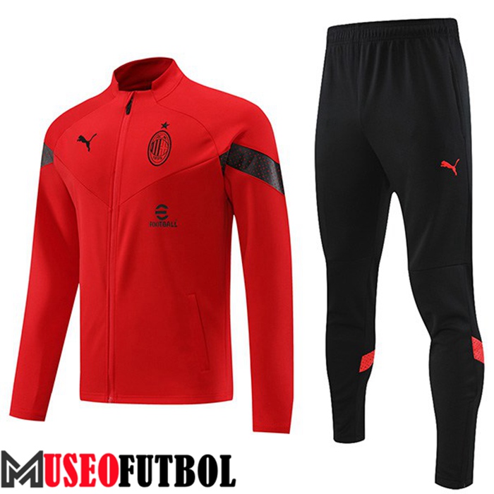 Chandal Futbol - Chaqueta AC Milan Rojo 2022/2023