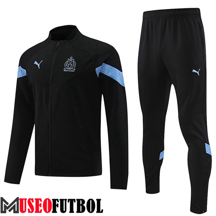 Chandal Futbol - Chaqueta Marsella Negro 2022/2023