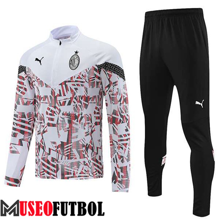 Chandal Equipos De Futbol AC Milan Blanco 2022/2023