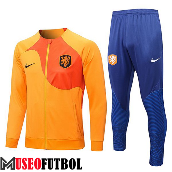 Chandal Futbol - Chaqueta Países Bajos Naranja 2022/2023