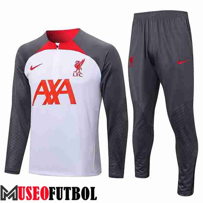 Chandal Equipos De Futbol FC Liverpool Blanco/Gris 2022/2023