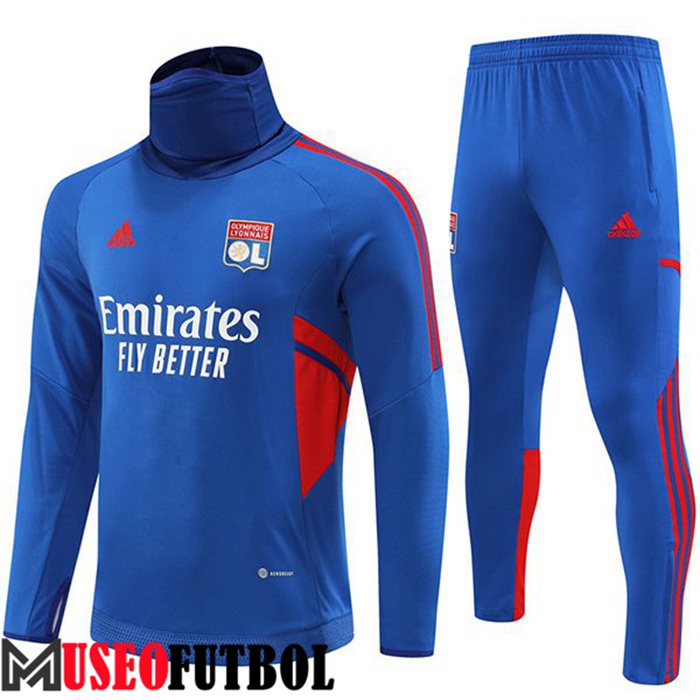 Chandal Equipos De Futbol lyon Col Haut Azul 2022/2023