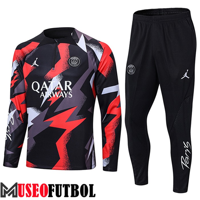 Chandal Equipos De Futbol Jordan PSG Rojo/Gris 2022/2023