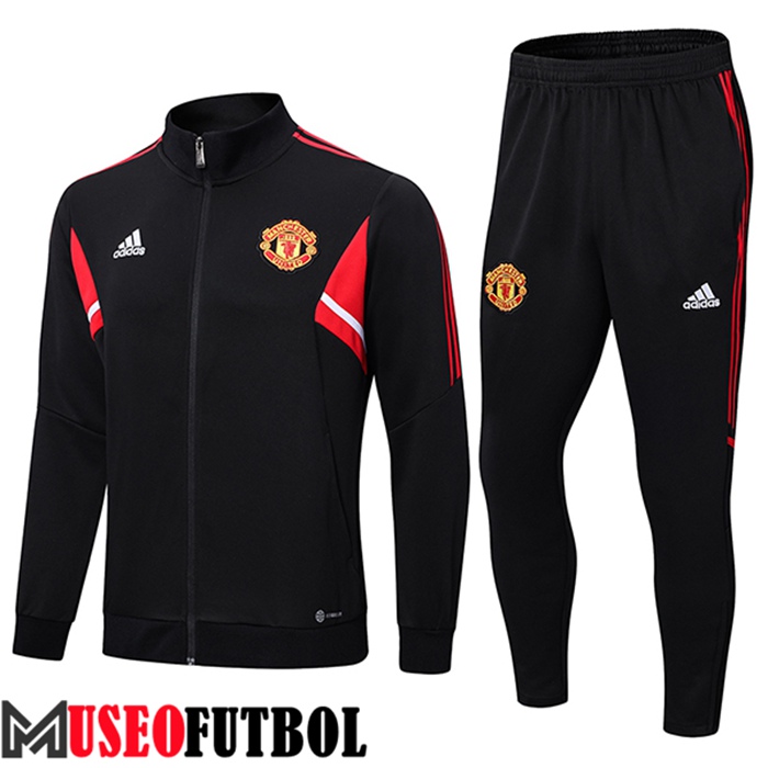 Chandal Equipos De Futbol Manchester United Negro 2022/2023