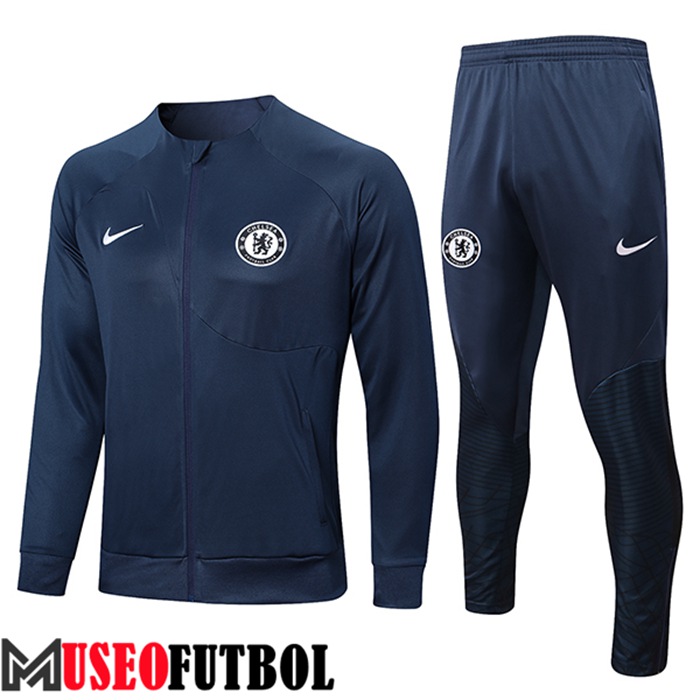 Chandal Futbol - Chaqueta FC Chelsea Azul Marino 2022/2023