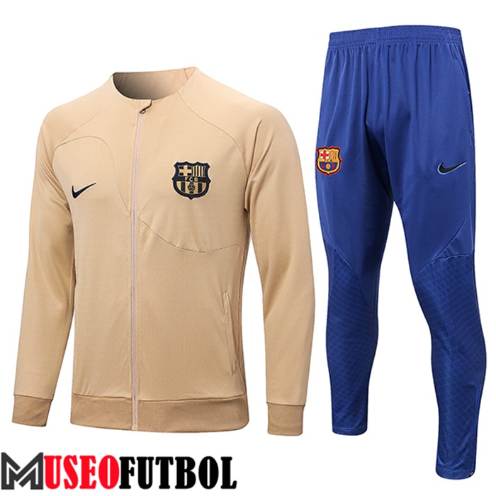 Chandal Futbol - Chaqueta FC Barcelona Amarillo 2022/2023