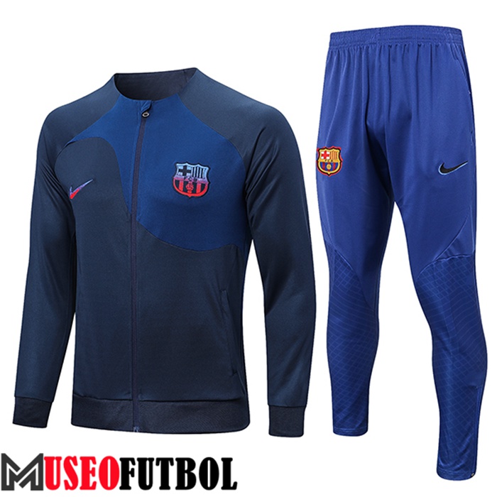 Chandal Futbol - Chaqueta FC Barcelona Azul Marino 2022/2023