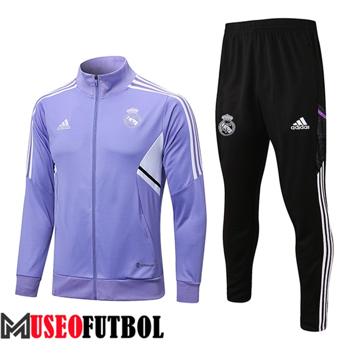 Chandal Futbol - Chaqueta Real Madrid Púrpura 2022/2023