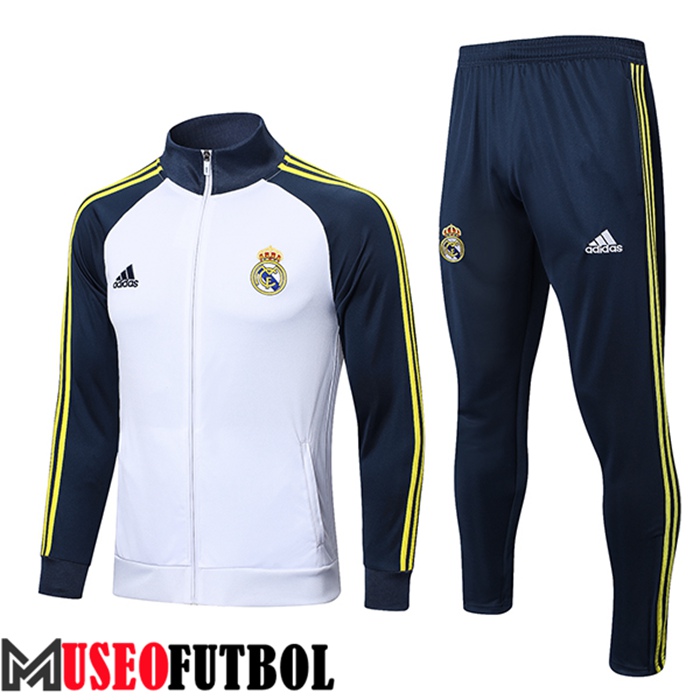 Chandal Futbol - Chaqueta Real Madrid Blanco 2022/2023