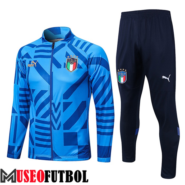 Chandal Futbol - Chaqueta Italia Azul 2022/2023