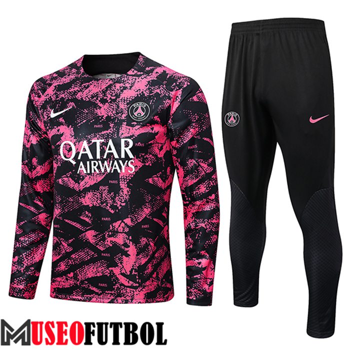 Chandal Equipos De Futbol PSG Negro/Rosa 2022/2023