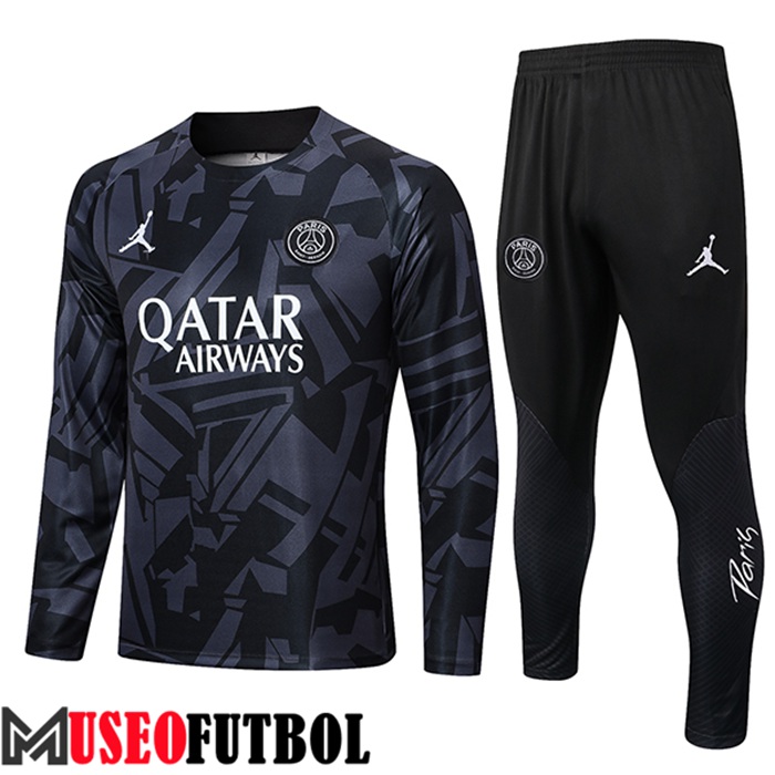 Chandal Equipos De Futbol Jordan PSG Gris Oscuro 2022/2023