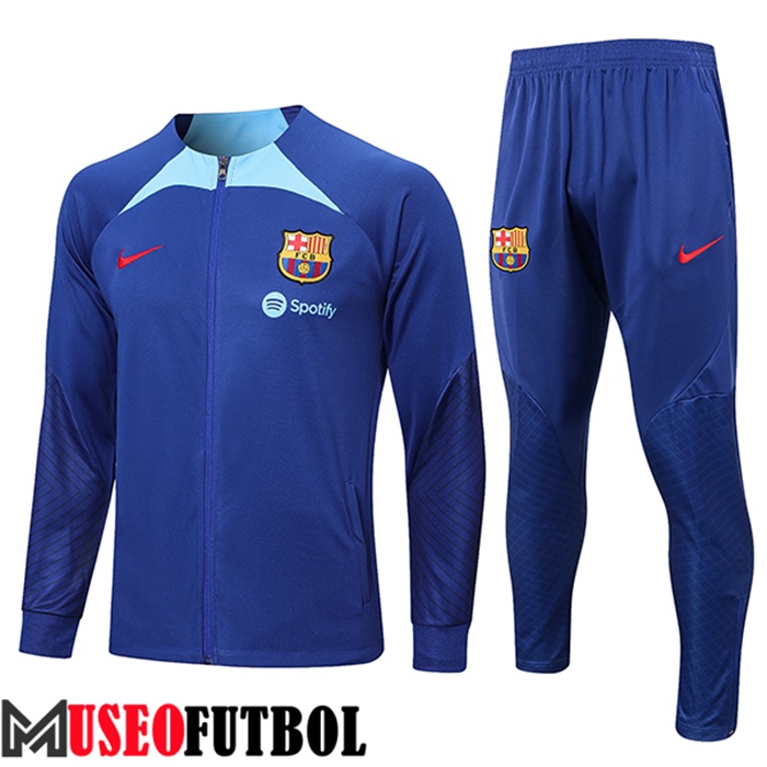 Chandal Futbol - Chaqueta FC Barcelona Azul Marino 2022/2023