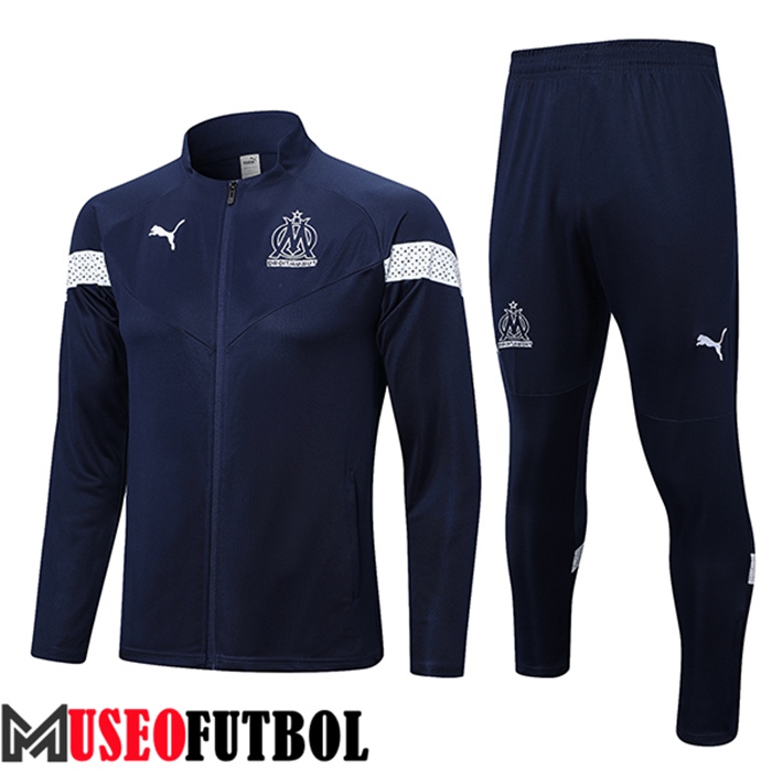 Chandal Futbol - Chaqueta Marsella Azul Marino 2022/2023