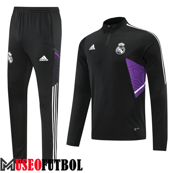 Chandal Equipos De Futbol Real Madrid Negro 2022/2023