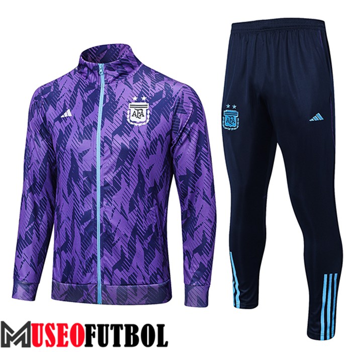 Chandal Futbol - Chaqueta Argentina Púrpura 2022/2023