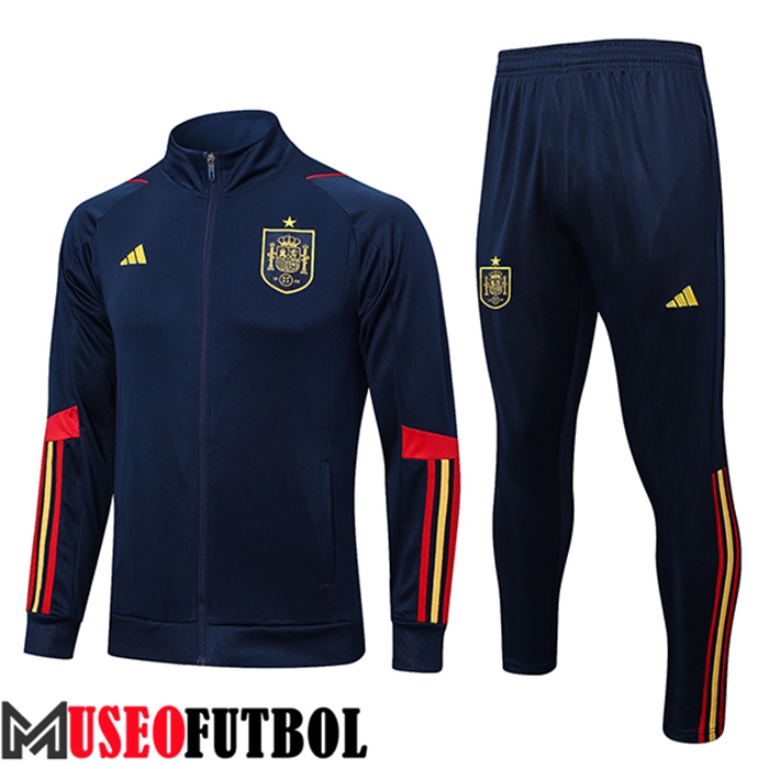 Chandal Futbol - Chaqueta España Azul Marino 2022/2023