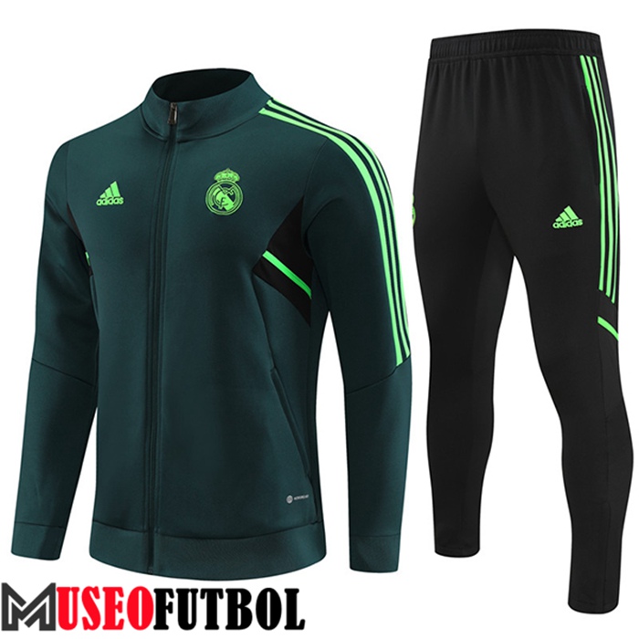 Chandal Futbol - Chaqueta Real Madrid Verde 2022/2023