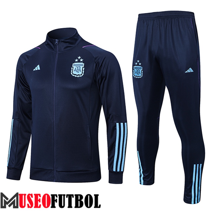 Chandal Futbol - Chaqueta Argentina 3 Stars Azul Marins 2022/2023