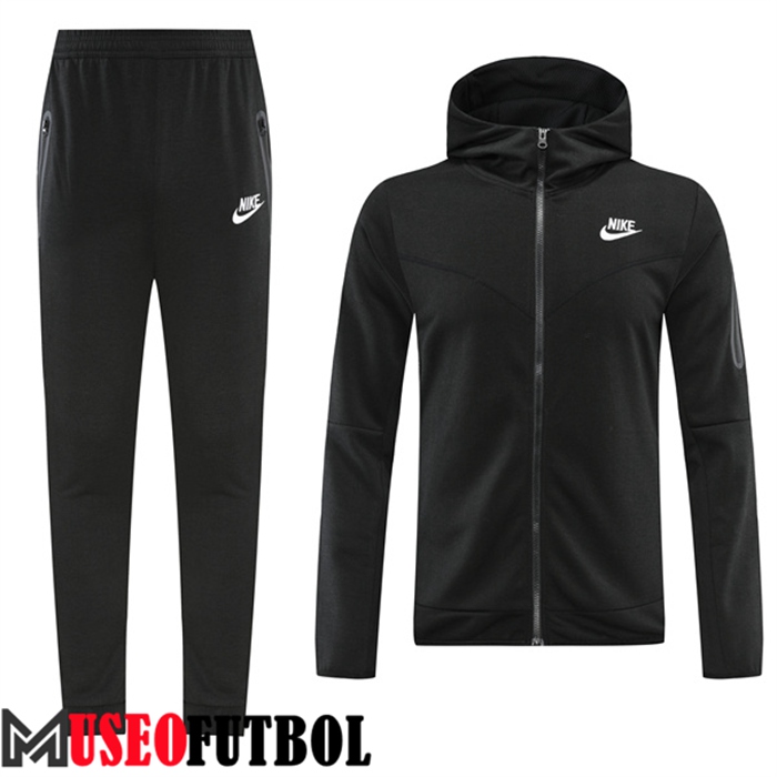 Chaqueta Con Capucha Chandal Futbol Nike Negro 2022/2023